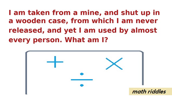 I am taken from a mine, and shut up