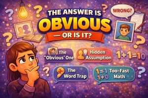 The Answer Is Obvious — Or Is It?