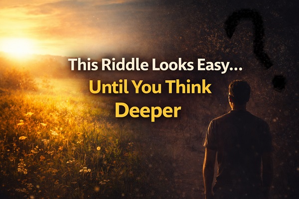 This Riddle Looks Easy… Until You Think Deeper